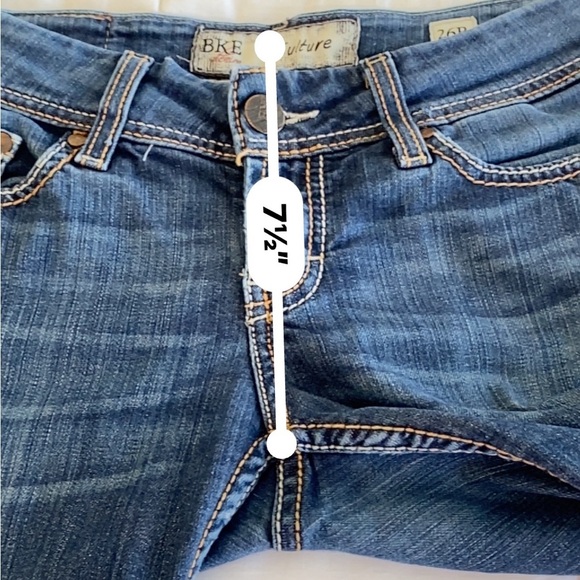 BKE Culture Distressed Jeans Size 26 - Picture 7 of 10